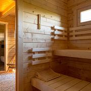 Sauna im Strandhotel (Kabine), Foto: Glücksfoto GbR - Rico Schwarze