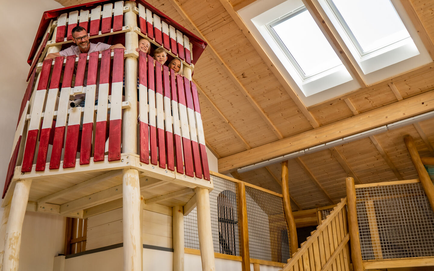 Turm im Indoorspielplatz, Foto: Christian Gro&szlig;e