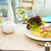 A la carte essen im Strandhotel, Foto: Harry Müller