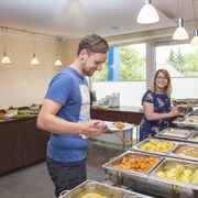 Brunch an den Feiertagen im Strandhotel, Foto: Harry Müller