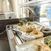 Frühstücksbuffet im Strandhotel, Foto: Harry Müller