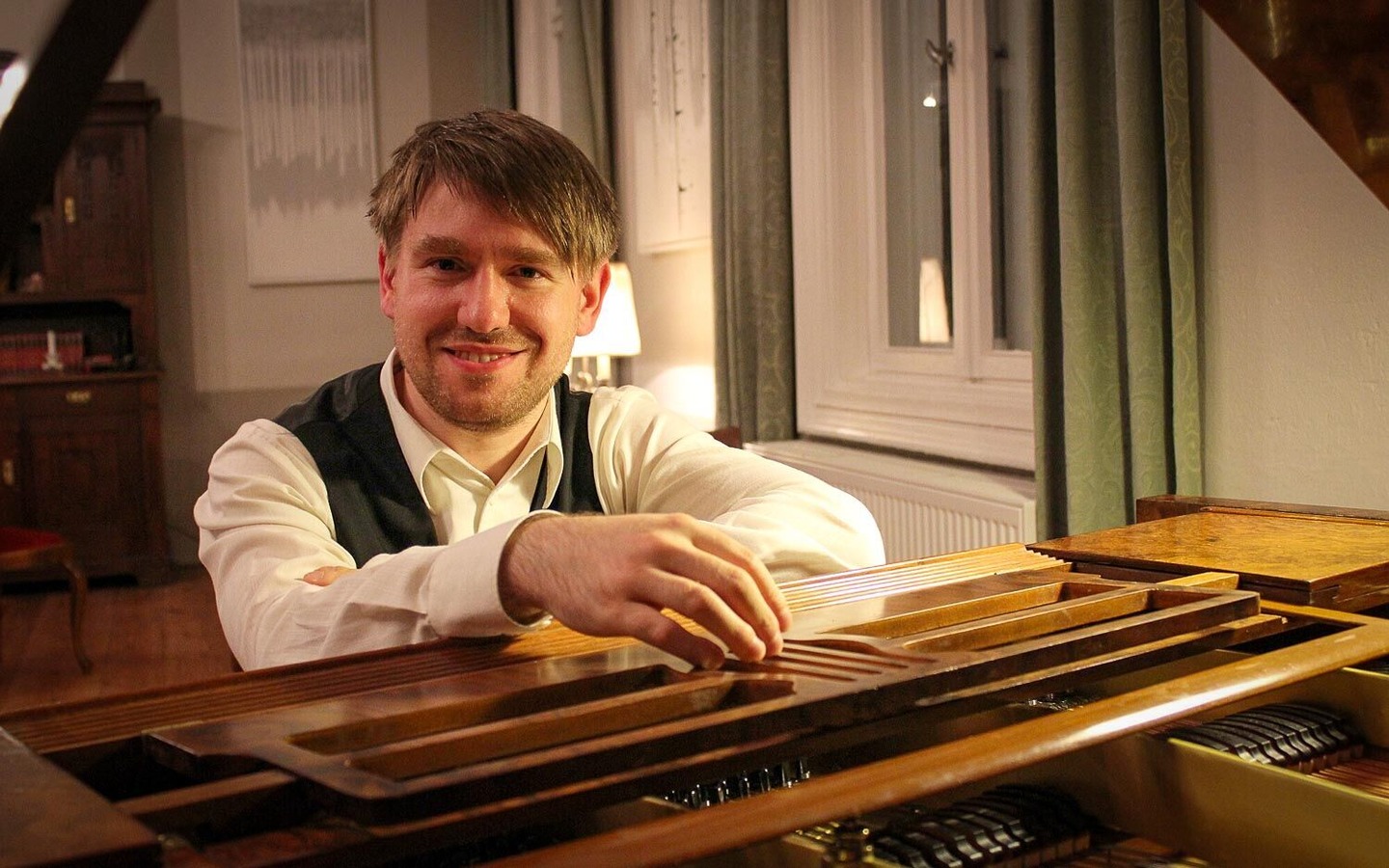 Klavierkonzert im Schloss mit Ronny Kaufhold, Foto: Ingrid Hoberg, Lizenz: Kaufhold