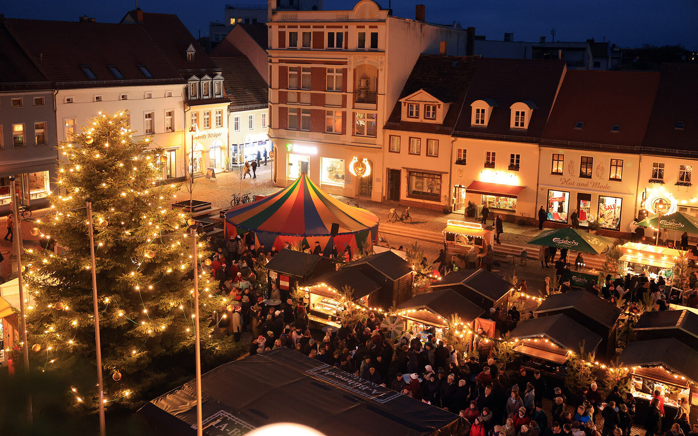 Weihnachtsmarkt in Senftenberg, Foto: Steffen Rasche, Lizenz: Stadt Senftenberg
