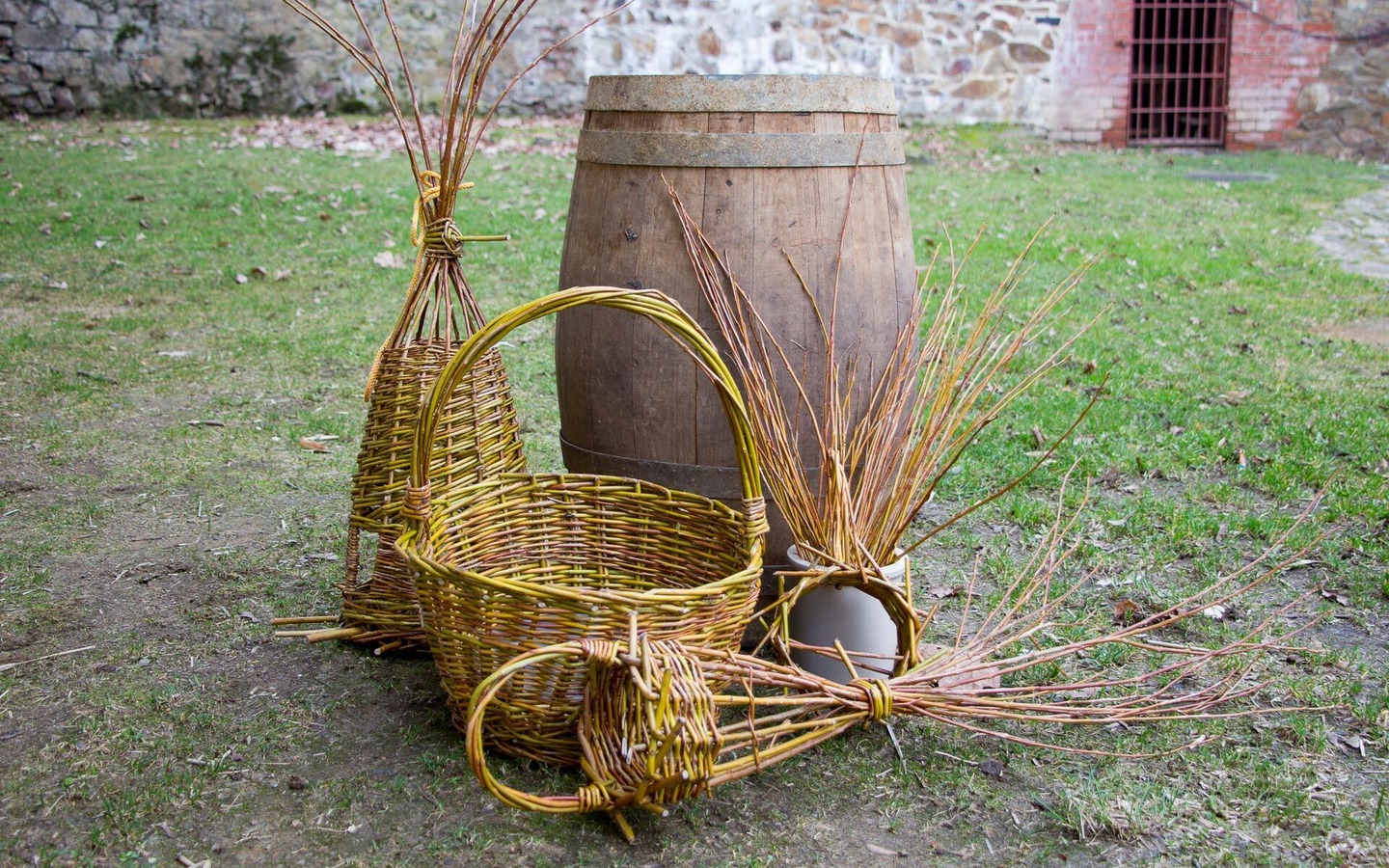 Korbflechten im Museum, Foto: Museum OSL/ Linke, Lizenz: Museum OSL