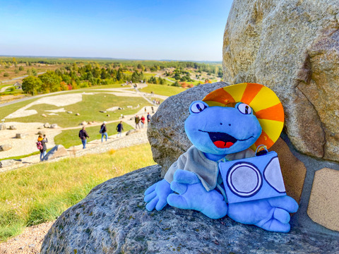 Froggi im Findlingspark Nochten, Foto: LSB