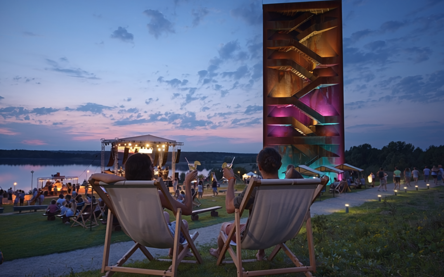 Lichtklang am Rostigen Nagel, Foto: KI-generiert